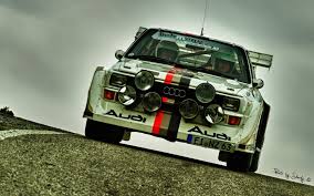 Audi Vintage Rally Racing Rallye