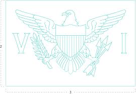 Virgin islands is the only location in the united states where you drive on the left side of the road. U S Virgin Islands Us Flags Dot Design