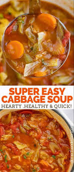 Cabbage Soup Is The Perfect Savory Vegetable Soup Made With Cabbage Tomato Carrots Celery And Spices Vegetarian Soup Recipes Easy Soup Recipes Soup Dinner