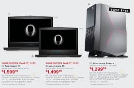 Alienware Black Friday 2020 Laptop Desktop Computer And Gaming Monitor Deals Funtober