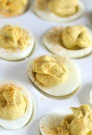 Horseradish Deviled Eggs On An Old Fashioned White Egg Carrier Classic Deviled Eggs Wit Horseradish Deviled Eggs Deviled Eggs Recipe Devilled Eggs Recipe Best