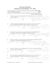 Choose a relevant gas law equation that will allow you to calculate the unknown variable. Chemistry The Ideal Gas Law Worksheet Promotiontablecovers