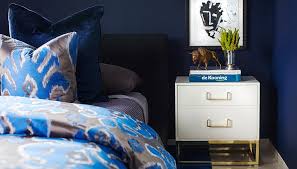 The bed looks really comfortable and easy to sleep in. Blue And Gray Bedroom Ideas Contemporary Bedroom