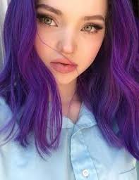 With Purple Hair Cameron Hair Girl With Purple Hair Purple Hair