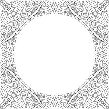 Soothing art that works, whether you are the creator or the viewer. Art Frame Mandala Border Novocom Top