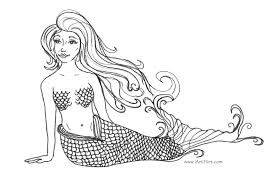 Ariel sitting with seaweeds disney princess sd610. Free Printable Mermaid Coloring Pages For Kids