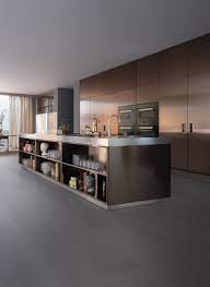 arclinea italia kitchen in bronze kitchen fittings contemporary kitchen kitchen interior