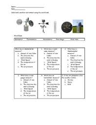 This Quiz Tests Student S Knowledge Of The Following Weather Instruments Barometer Rain Gauge Thermometer Wind Vane Weather Instruments Weather Wind Vane