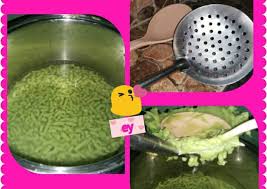 Resep es cendol tepung beras khas bandung sederhana spesial asli enak yang dicampur dengan tepung hunkwe atau sagu aren. Resep Cendol Alami Daun Pandan Oleh Endah Cookpad