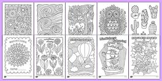Make your world more colorful with printable coloring pages from crayola. Ks1 Mindfulness Colouring Sheets Bumper Pack
