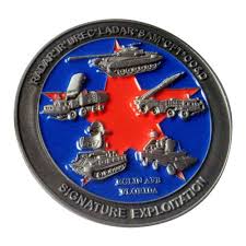 Coin processing is a great department at the littleton coin company. Project Chicken Little Challenge Coin