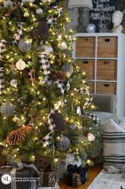 Black And White Buffalo Check Ribbon Michaels 120 Best Christmas Tree Decorating Ideas That You D Have To Take Inspiration From Cool Christmas Trees Christmas Tree Decorations Plaid Christmas