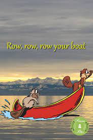 Row Row Row Your Boat Free Karaoke Nursery Rhymes Childrens Songs Nursery Rhymes The Row