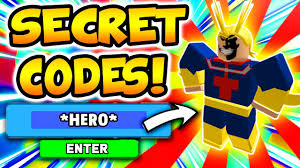 What are codes in roblox games. Secret Codes In Roblox My Hero Mania Youtube