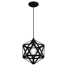 Westinghouse 1 Light Matte Black Pendant 6355700 The Home Depot