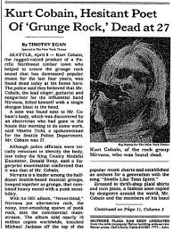 El duce talks about courtney love's request to whack kurt cobain. Let S Look At Some Ny Times Headlines On Suicide Writers Without Money