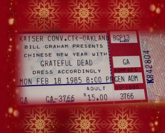 Grateful Dead new year's shows history | San Francisco, CA