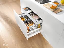 With over 4,000 hinges in stock, why go anywhere else? Handle Less Two Tiered Deep Kitchen Drawer With Organisers Streamlined And Simple These Blum Orga Buy Kitchen Cabinets Storage Spaces Kitchen Cabinets Brands