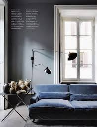 Denim Indigo Interiors Low Sofa House Interior Interior Design