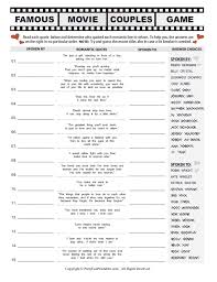 Trivia quizzes are a great way to work out your brain, maybe even learn something new. Romantic Movies Valentine Game