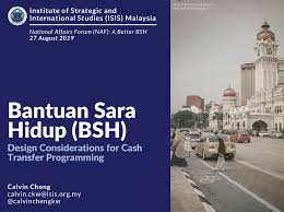 Bsh ataupun bantuan sara hidup adalah satu pertolongan dari kerajaan kepada golongan b40. Bantuan Sara Hidup Bsh Isis