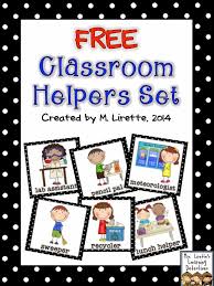 Free Classroom Job Set Classroom Freebies Classroom Jobs