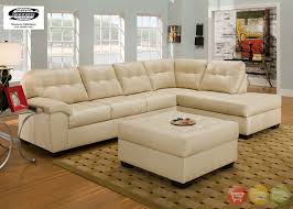 soho contemporary ivory bonded leather sectional sofa w chaise simmons brand sectional sofa couch sectional sofa with chaise leather sectional sofas