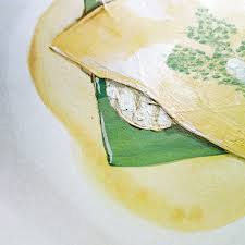 Raviolo aperto di gualtiero marchesi. Chef Ti Disegno Il Piatto Il Raviolo Aperto Gualtiero Marchesi Alpianodisotto