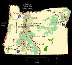 Oregon Scenic Byways Map Oregon - Map | America's Byways
