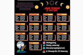 Hal ini disebabkan tarikan gravitasi antara bumi dan bulan. 13 Daerah Di Jateng Bisa Nikmati Gerhana Matahari Cincin Antara News