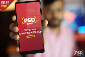 Just upload an image and your mockup is ready in a few clicks! Bezel Less Android Smartphone Mockup Psd Download Psd