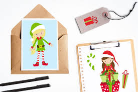 Download Elves And Gifts Graphic By Prettygrafik Creative Fabrica Poster Design Inspiration Art Logo Poster Design SVG Cut Files