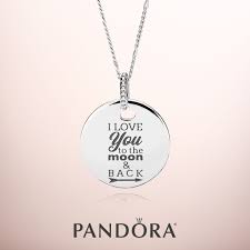 Let Your Love Soar With The New Engraved I Love You To The Moon Back Necklace From Pandora Miamila Pandora Necklace Pandora Jewelry Bracelets Back Necklace
