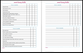 annual cleaning checklist free printable creative home