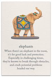 Elephants Support Encouragement Card Cardthartic Com Buddhism Symbols Elephant Symbols And Meanings