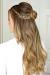 Half Up Half Down Bun Step By Step