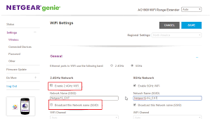 Unable To Detect Range Extender Network Name Ssid Answer Netgear Support