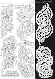 Crochet Patterns Lace Lace Tape Motifs Charts In Russian