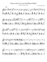 Maybe you would like to learn more about one of these? Peace And Love On The Planet Earth Sheet Music For Piano Solo Musescore Com