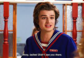 After being gone for 6 weeks to visit some family, your mom drags you to the new starcourt mall where your friend and crush steve is at his new job. The Doctor S Companion Ahoy Ladies Steve Harrington X Reader