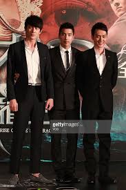 Actors Lin Gengxin Mark Chao And William Feng Attend Young Detective Dee Rise Of The Sea Press Conference At Kerry Centre Hotel On Actors Actor Model Young