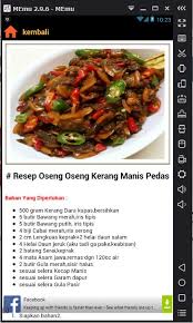Dengan memakai cookpad, kamu menyetujui kebijakan cookie dan ketentuan pemakaian. Resep Kerang Pedas Manis Fur Android Apk Herunterladen