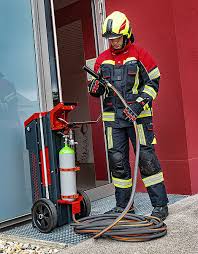 Due to their limited capacity, portable fire extinguishers are designed to control fires that are just starting or that are of. Poly Trolley Fire Extinguisher Trolley Rosenbauer