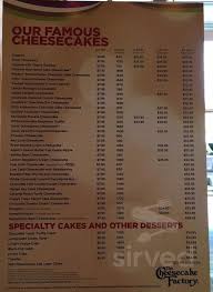 Maybe you would like to learn more about one of these? The Cheesecake Factory Menu In Sugar Land Texas Usa