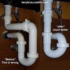 Loose and leaking plastic bathroom sink drain repair. The Wrong Way To Install A Lav P Trap On A Bathroom Sink Terry Love Plumbing Advice Remodel Diy Professional Forum