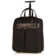 Burlington Women S Wheeled Business Bag Black Knomo Laptop Bag For Women Womens Work Bag Rolling Laptop Bag
