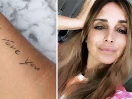 Check spelling or type a new query. Louise Redknapp Explains Surprise Meaning Behind Her Secret I Love You Tattoo Daily Star