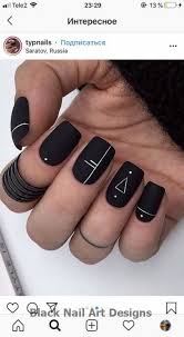 57 Ideas Nails Ideas Black Ongles For 2019 Nail Designs Manicure Nails