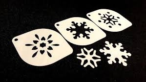 Visit the worlds largest device library for all your visio needs. Stencilsshop Com 6 1 Set Of 3pcs Xmas Stencils Snowflake Christmas Decoration Windows Snow Spray