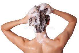 Beautiful Woman Taking A Shower And Shampooing Her Hair Washing Hair With Shamp Aff Shampooing Hair Washing Beaut Washing Hair Her Hair Hair Images